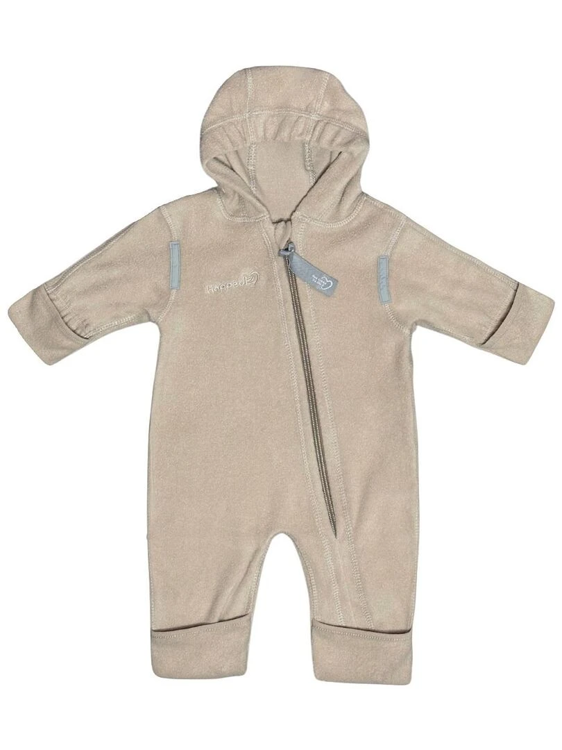 Hoppediz Combinaison en coton bio Beige