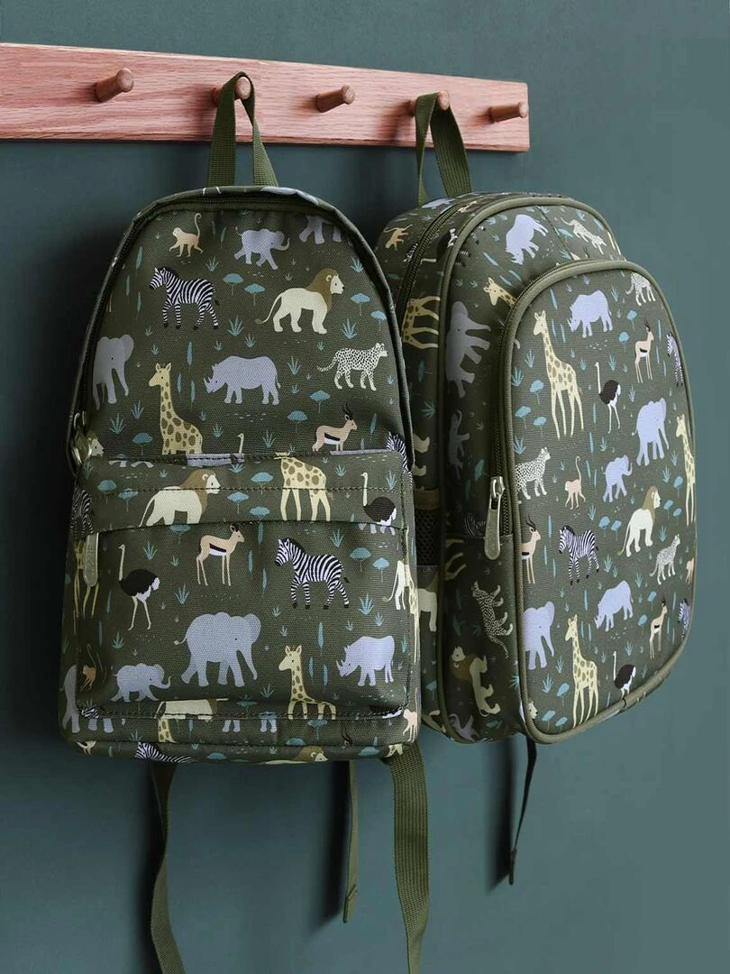 Sac à dos Savane avec poche isotherme   Gris