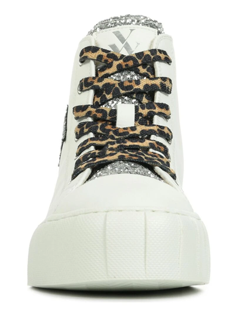 Baskets Vanessa WU HI Glitter Blanc