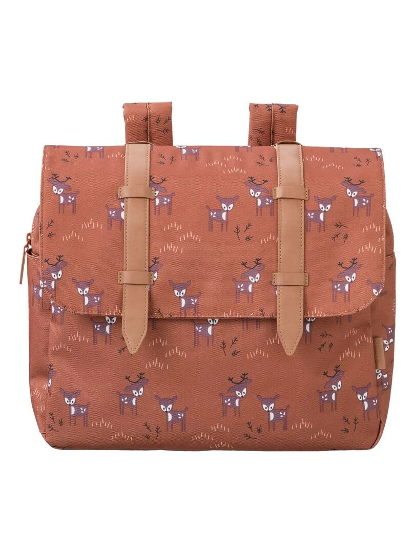 Cartable A4 maternelle Faon marron Marron