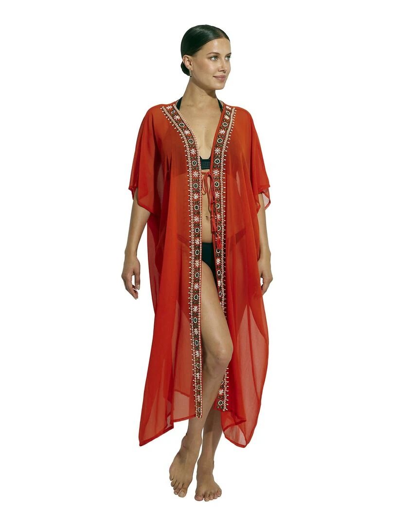 Caftan de plage Mojito Orange