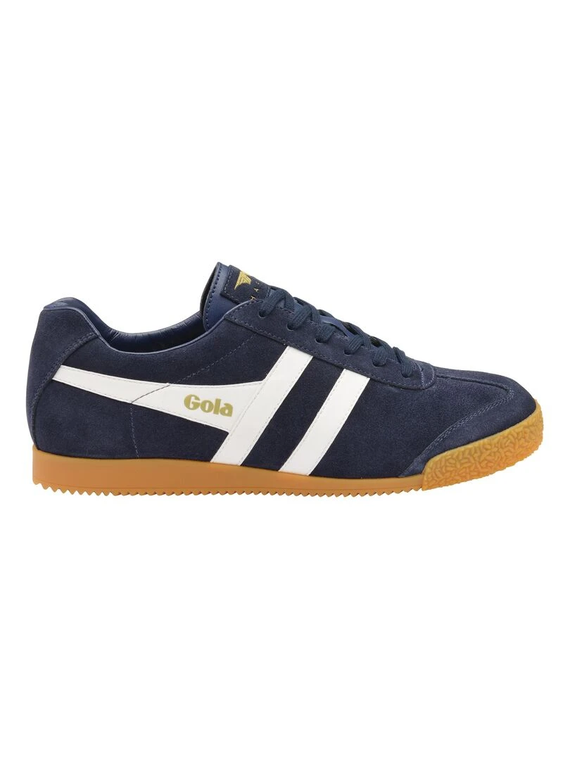 Basket Gola Harrier Suede Bleu