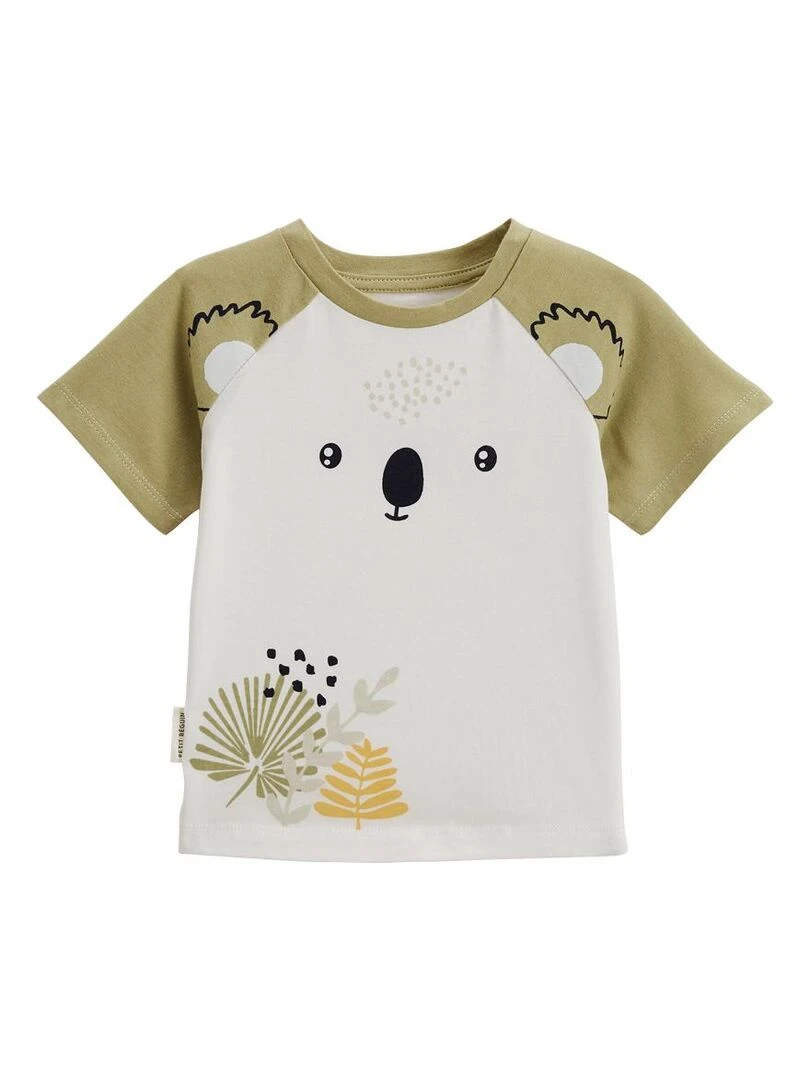 Pyjama enfant manches courtes Brisbane Vert