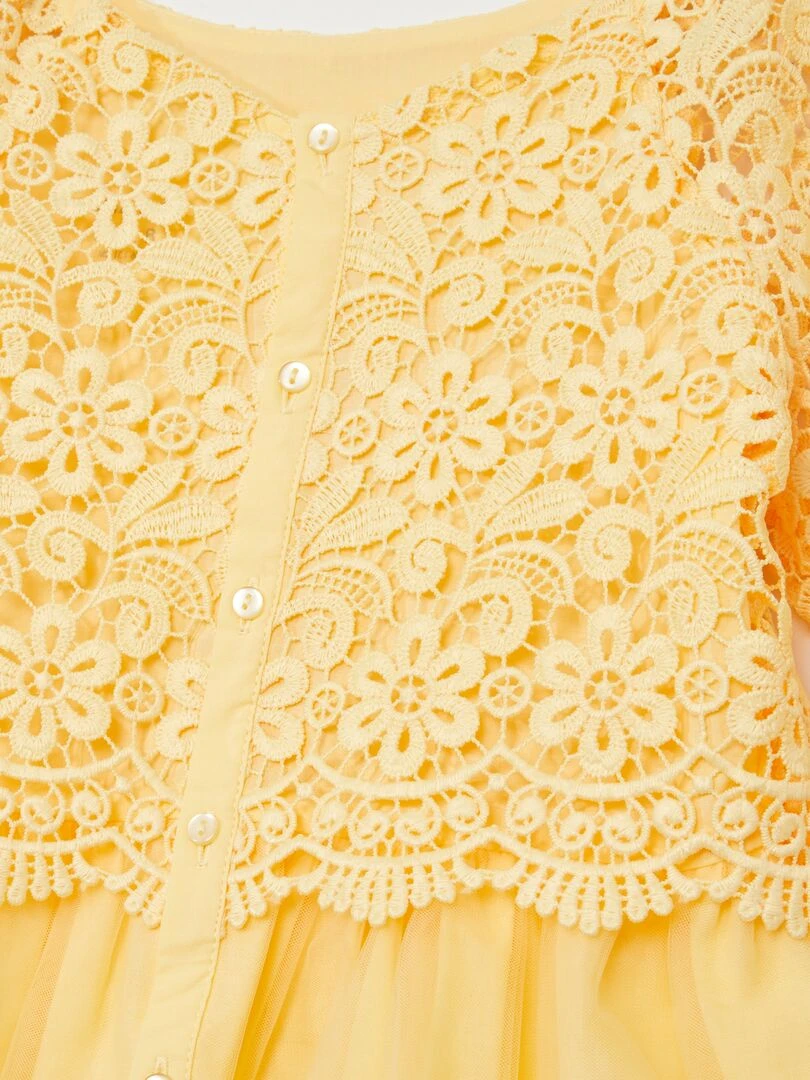 Robe de cérémonie   Jaune