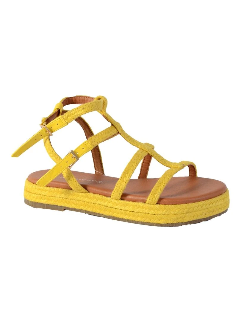 Sandales The Divine Factory TDF4101   Jaune