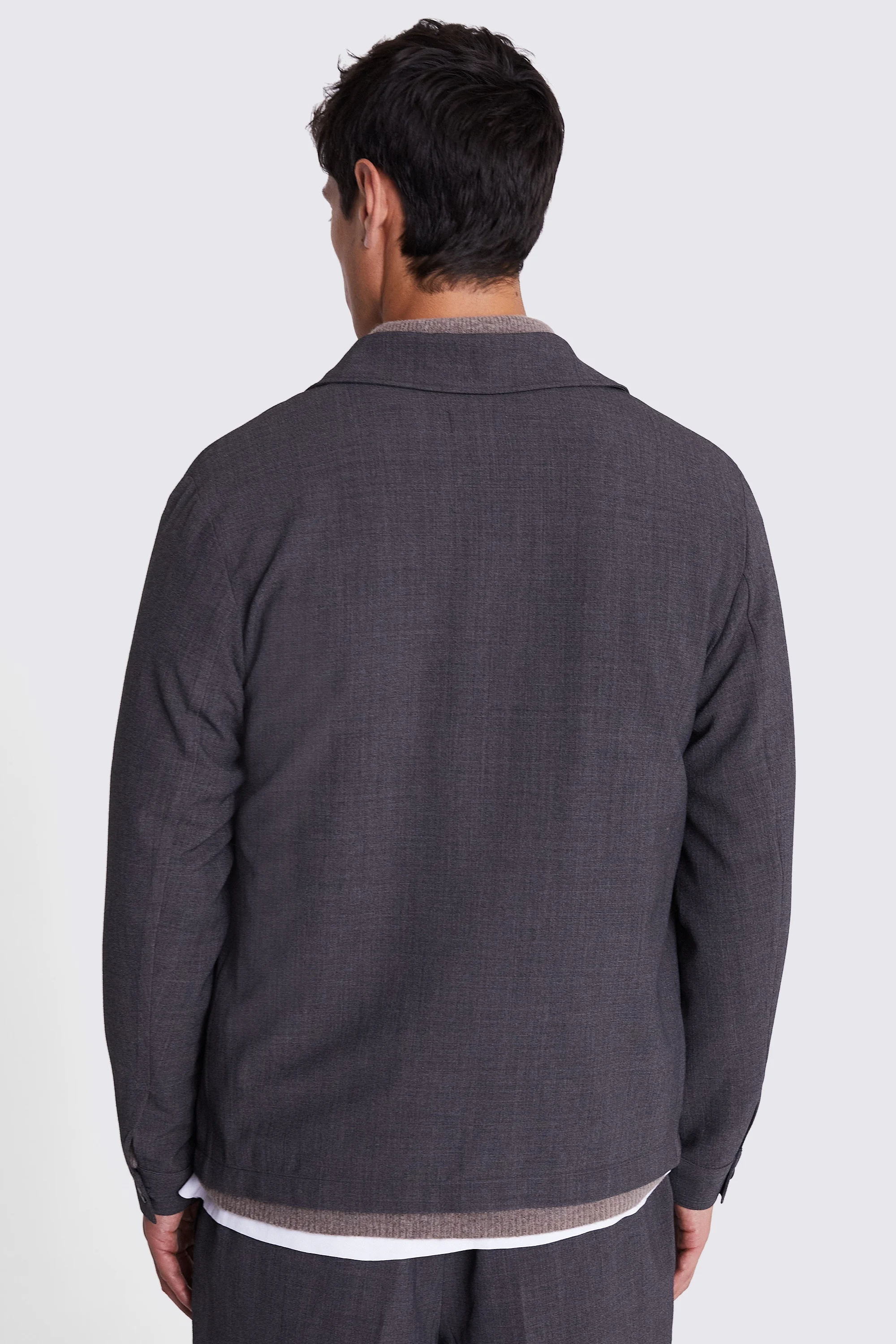 Light Grey Cashmere Crew Neck Jumper   Buy Online at Moss