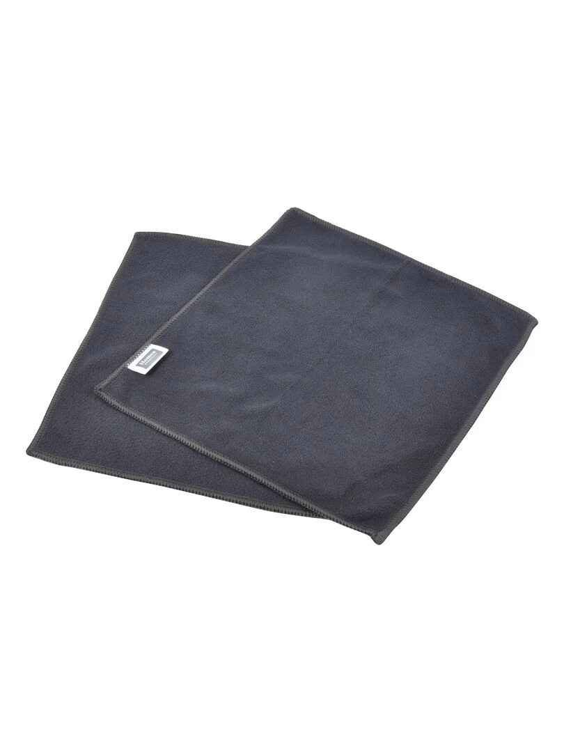 2 Chiffons anti statiques meuble gris anthracite