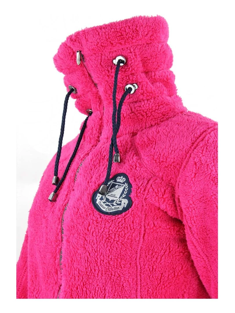 Blouson polaire femme ASANA   Rose fushia