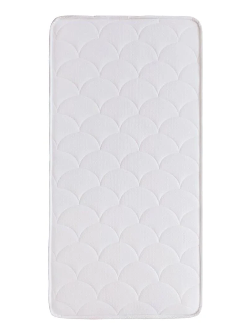 Matelas bébé Climatisé 2 faces   70 cm x 140 cm x 11 cm   Blanc