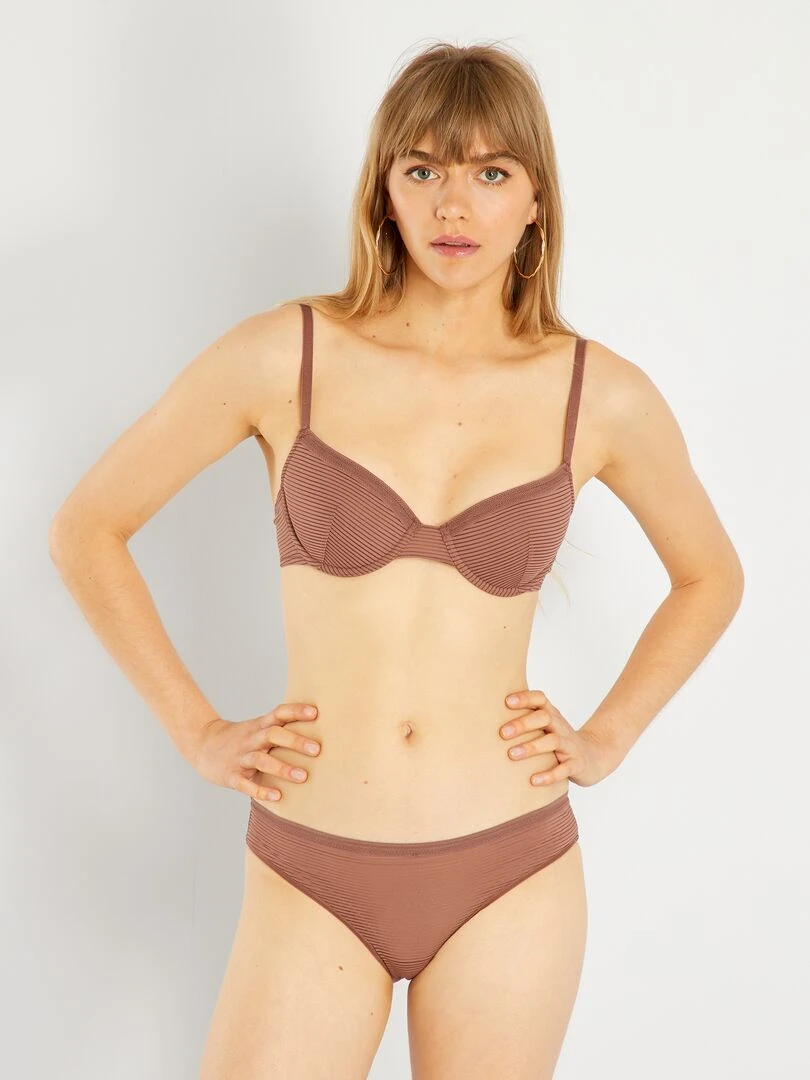 Culotte microfibre Marron clair
