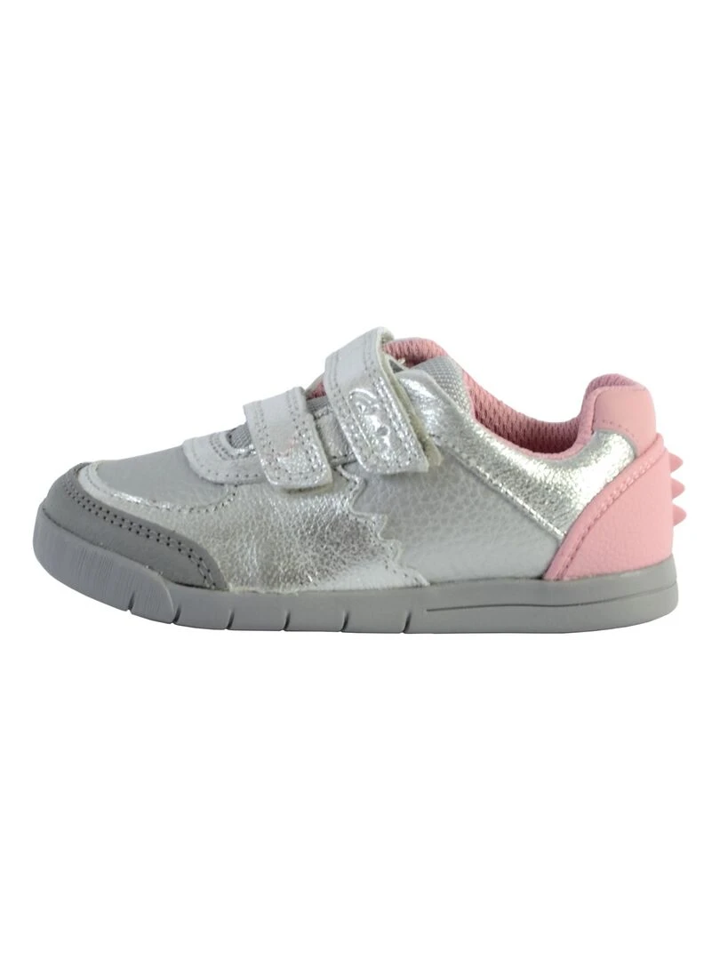 Basket Clarks enfant Rex Quest T Gris