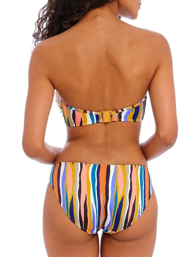 Haut de maillot bandeau à armatures Torra Bay   Orange