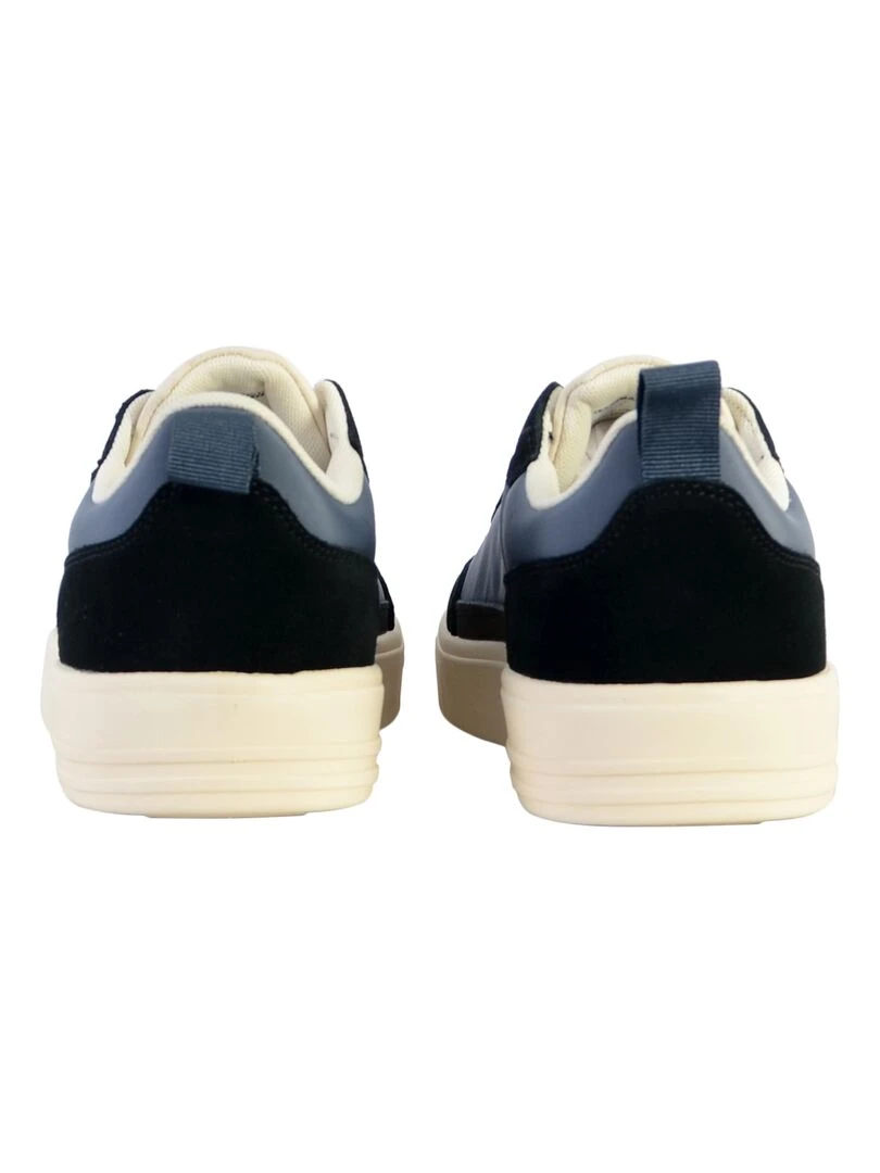 Basket Basse Cuir Napapijri Bark   Noir