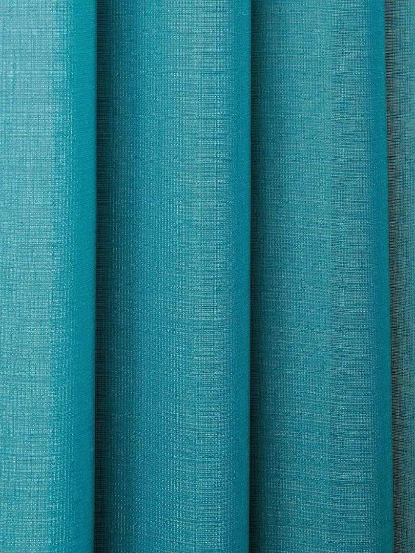 Voilage tamisant aux fils satinés   Bleu