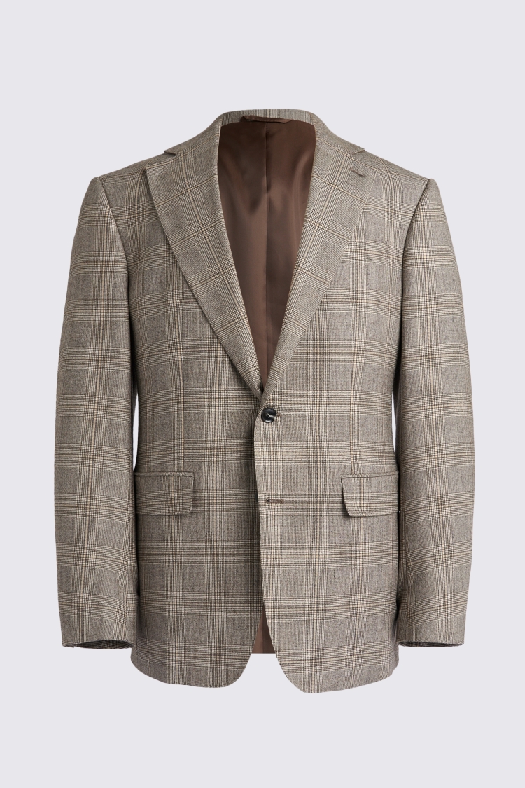 Regular Fit Grey Check Performance Jacket     Buy Online at Moss