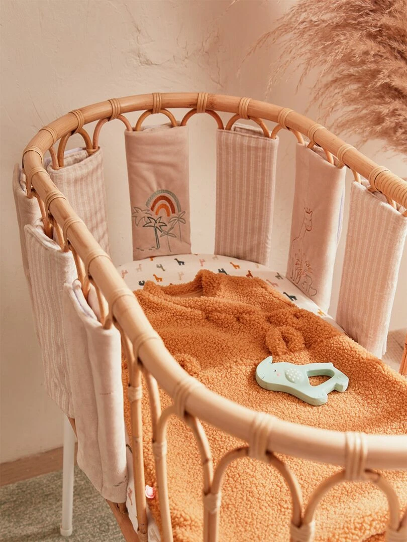 Protège barreaux pour lits et parcs bébé Beige
