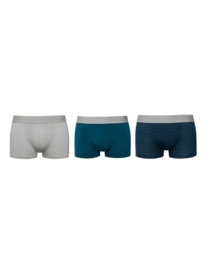 Pack boxers x3 Hercules Bleu