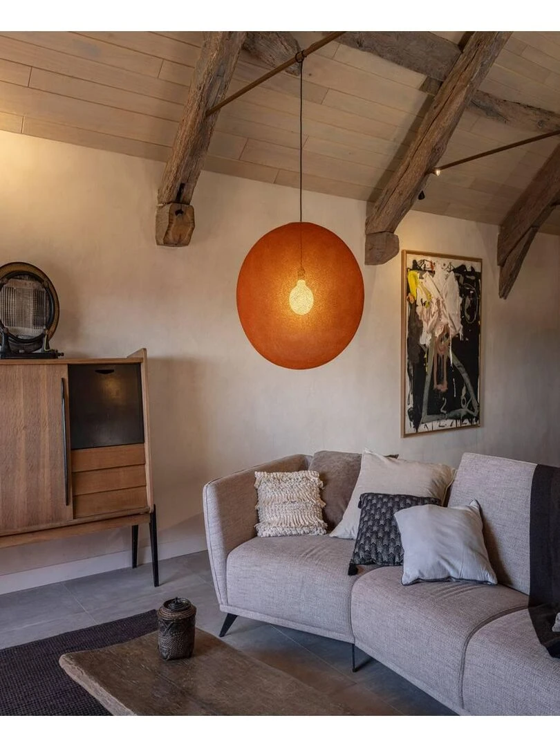 Globe Light XL 67cm Marron havane