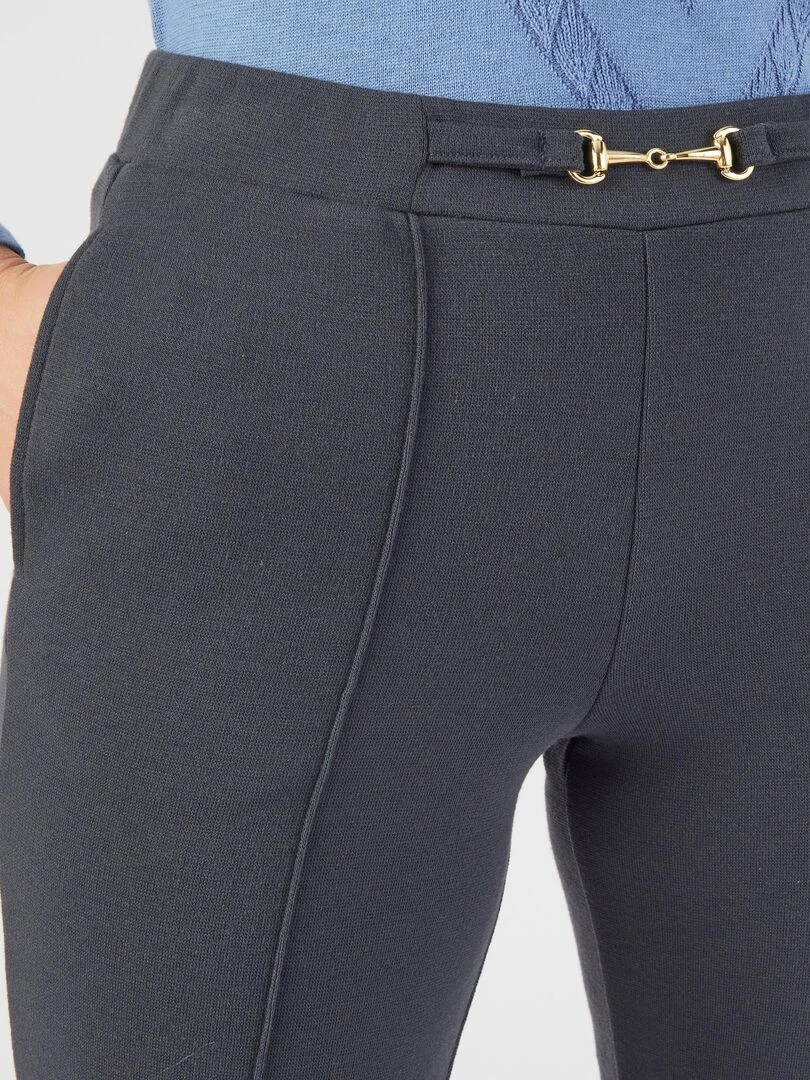 Pantalon droit maille milano Thermolactyl Damart Gris chiné