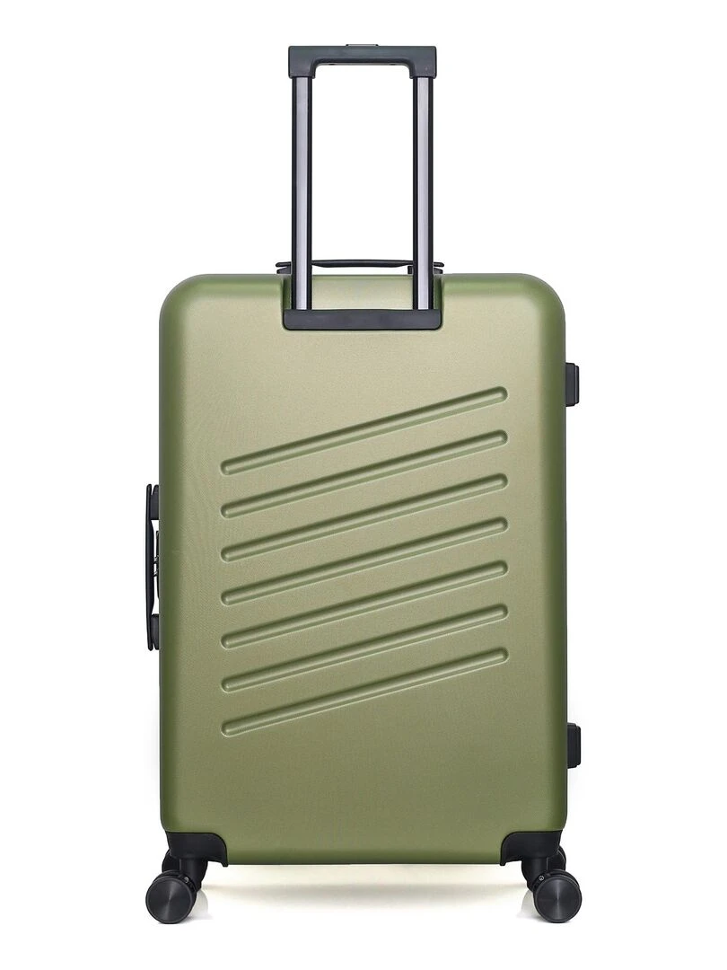 SWISS KOPPER   VALISE GRAND FORMAT ABS ZURICH 4 ROUES 75 CM   Vert kaki