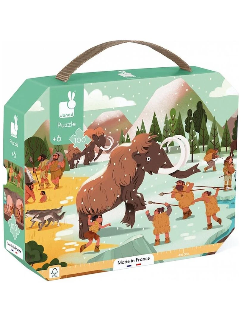 Puzzle frise prehistoire 100 pcs N/A