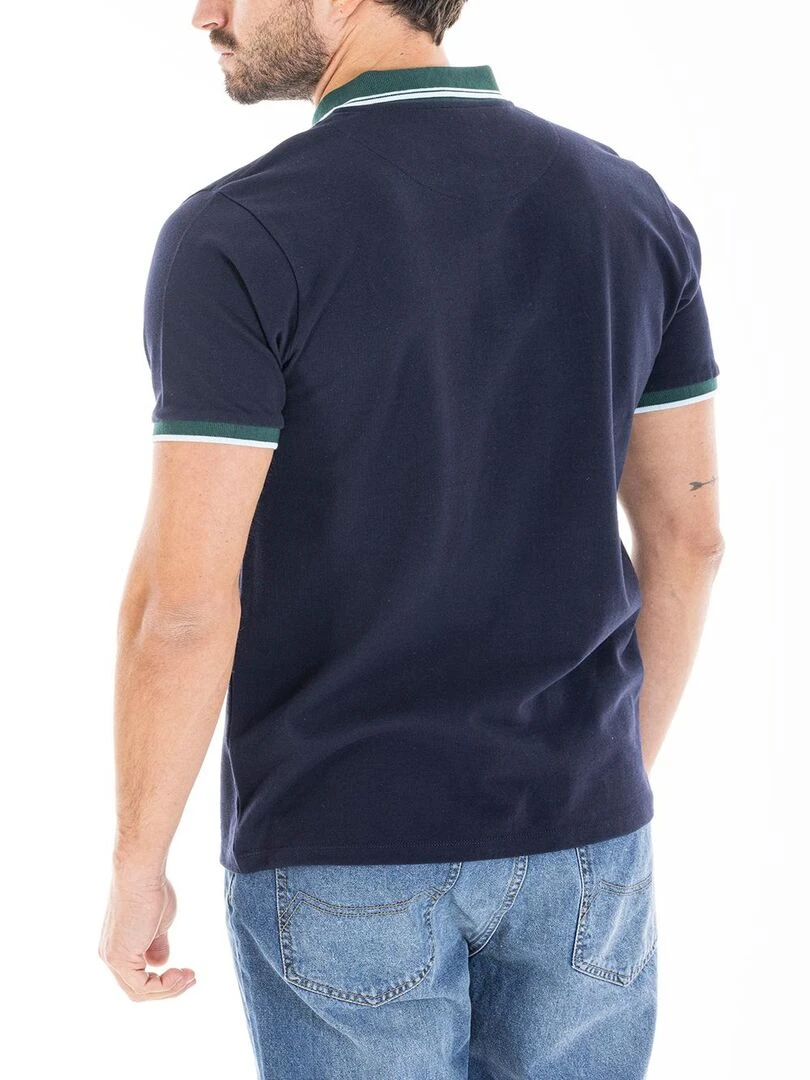 Polo yachting brodé CALLUM 'Rica Lewis'   Bleu