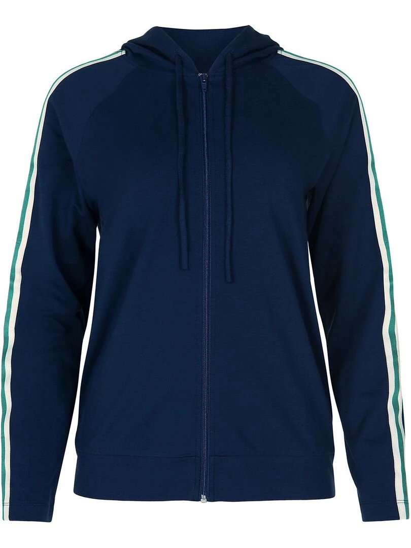 Veste à capuche Retromania   Bleu