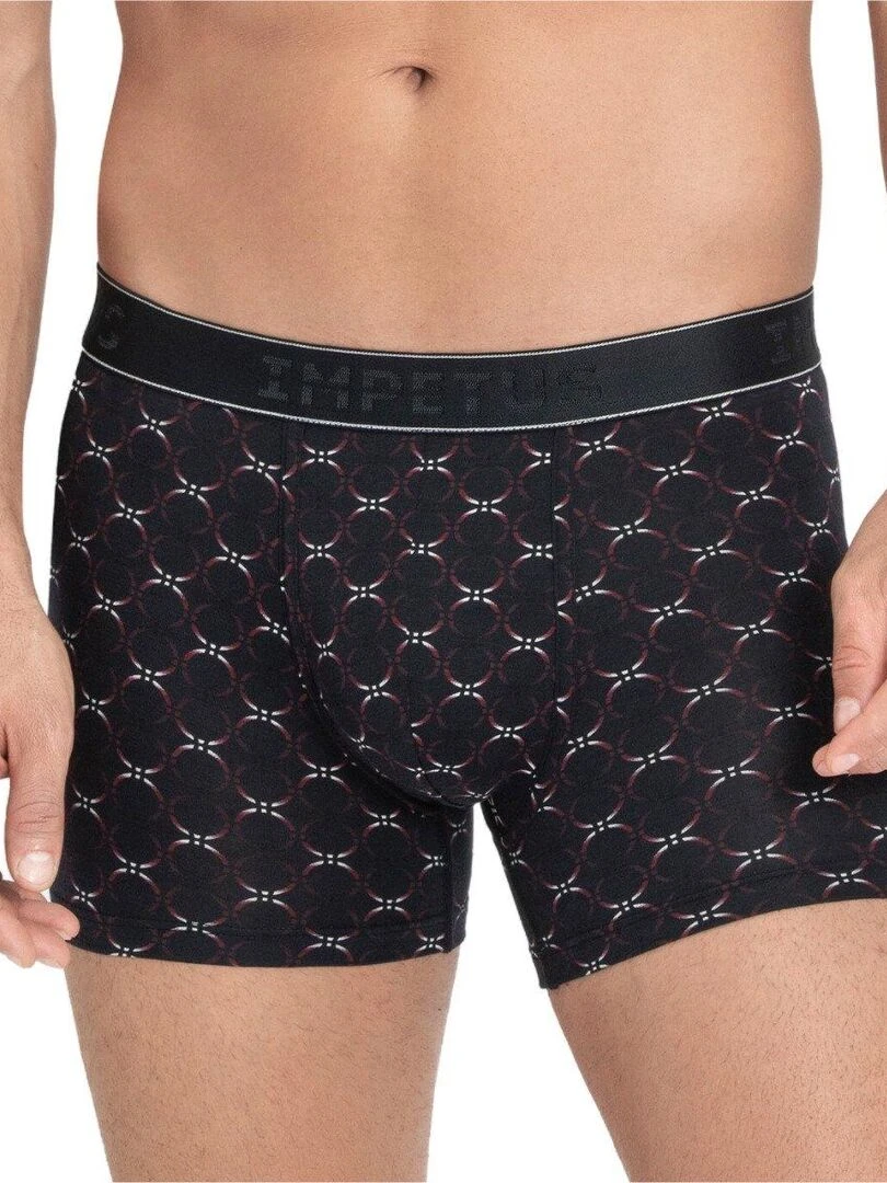 Boxer à motif de cercle Enso Bleu