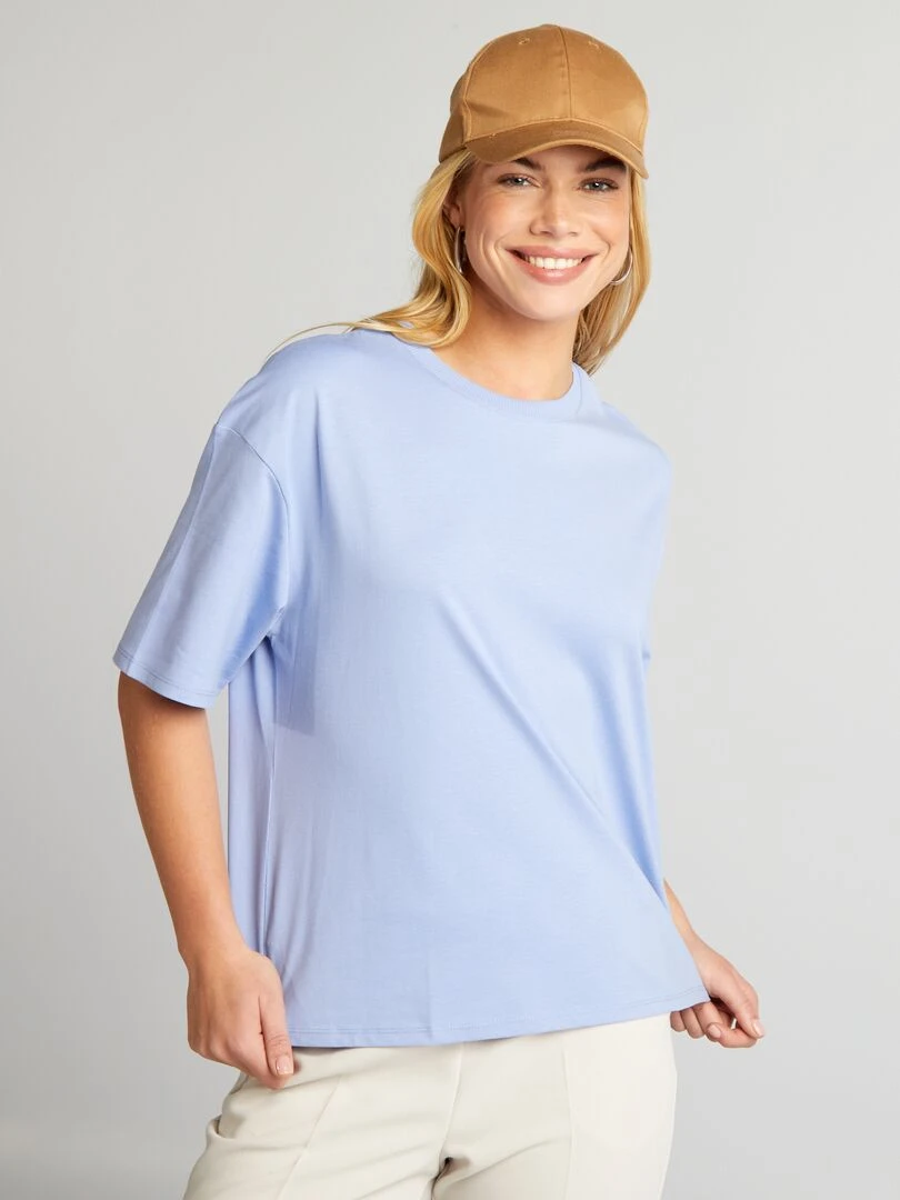 T shirt en maille jersey Tough Cotton™ violet