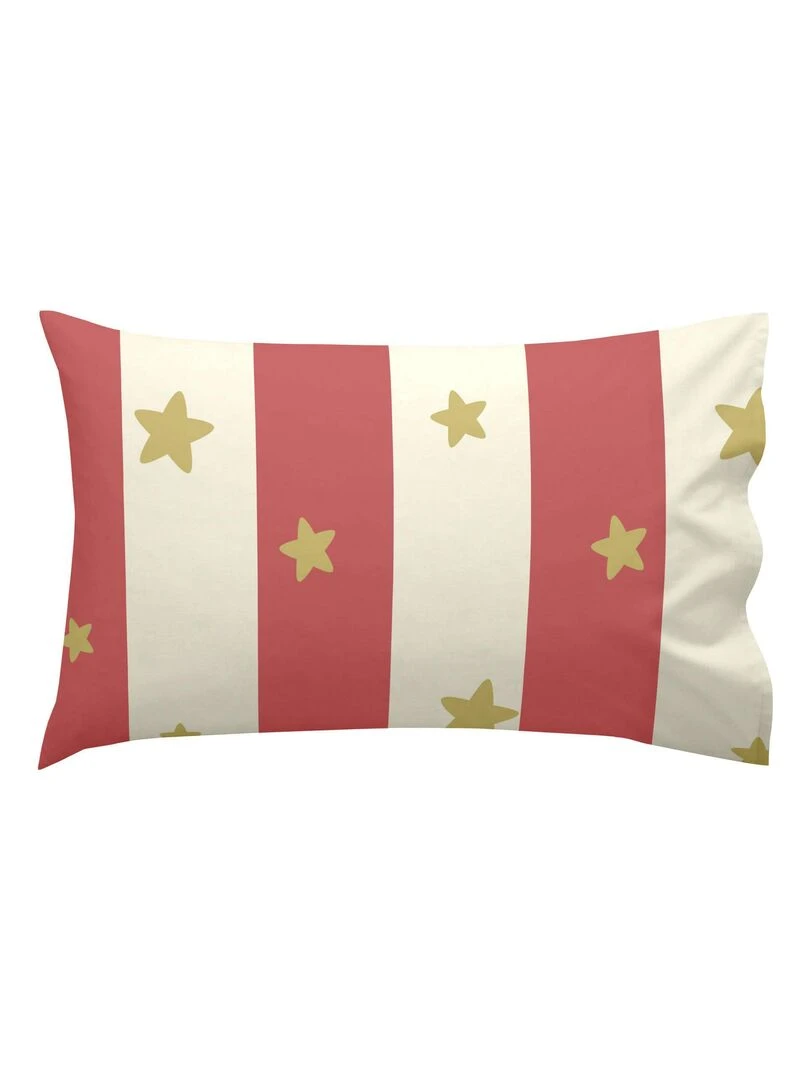 Parure housse de couette 2 pièces Pop corn "Happyfriday"   Blanc