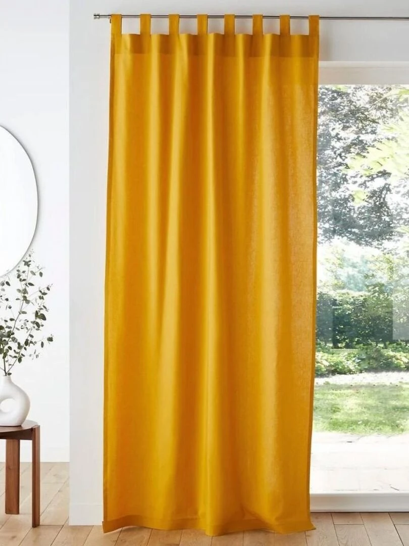 Rideau 135x260 cm Jackson moutarde Jaune