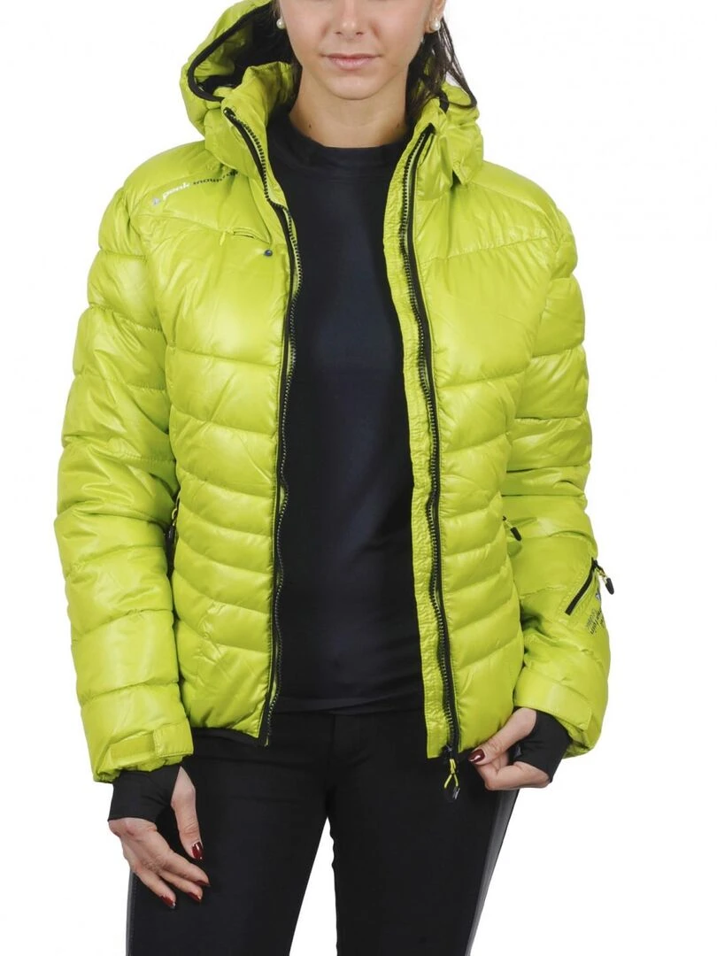 Doudoune de ski femme ALPINE   PEAK MOUNTAIN   Vert anis