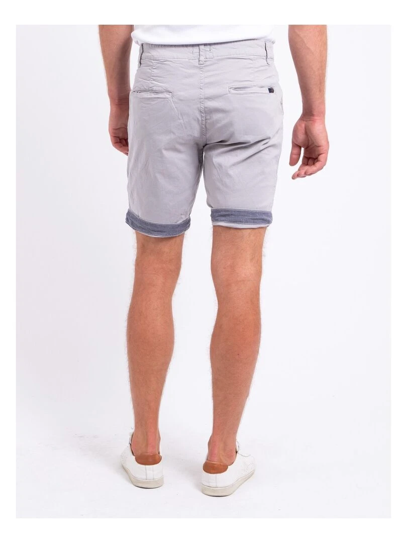 Bermuda chino BAZY Gris