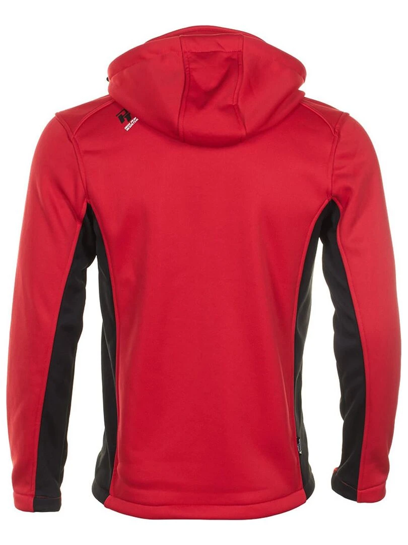 Blouson polar shell homme CRISTOL PEAK MOUNTAIN Rouge