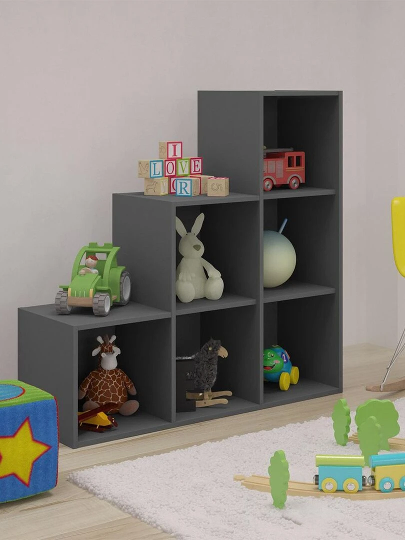 Casier de rangement Escalier Timeus AKITEN RETAIL Gris