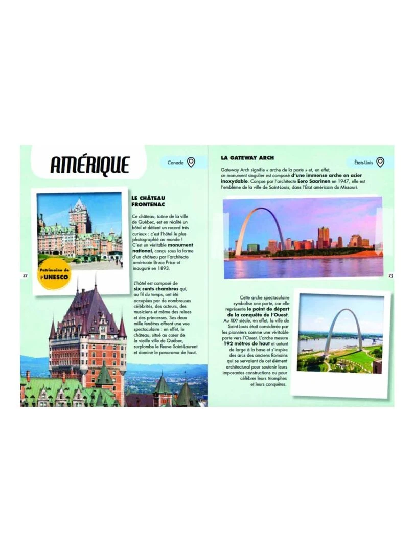 Puzzle & Livre   Voyage  découvre  explore  Les monuments du monde   N/A