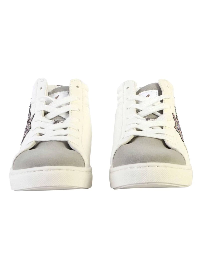 Basket à Lacets Montante Kaporal Tandem   Blanc