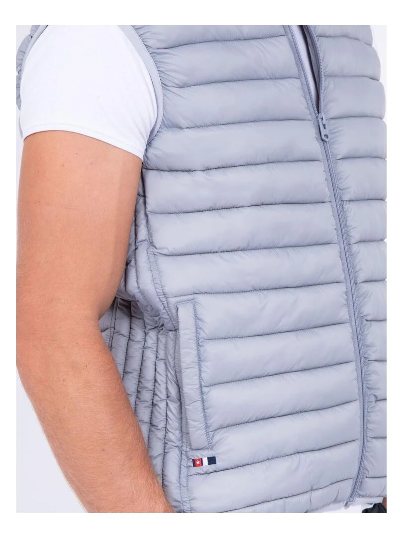 Doudoune légère sans manche ZERNES   Gris clair