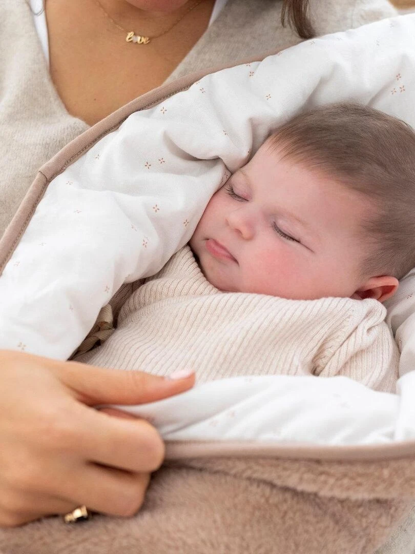 Bemini Couverture Pady jersey et softy   Beige