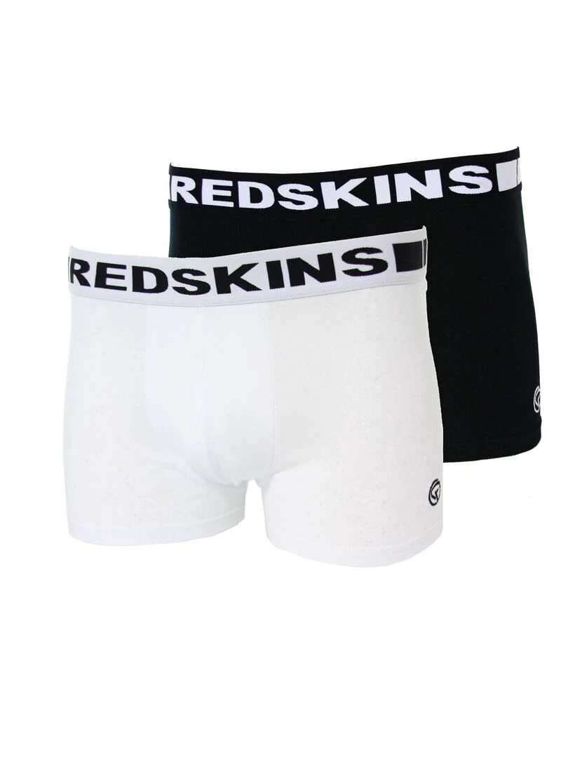 Boxer Redskins Pack De 2 Bx07 Noir