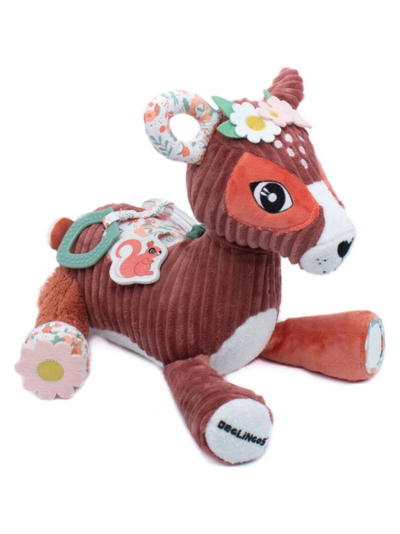 Peluche d'activités Mélimélos la biche   Marron