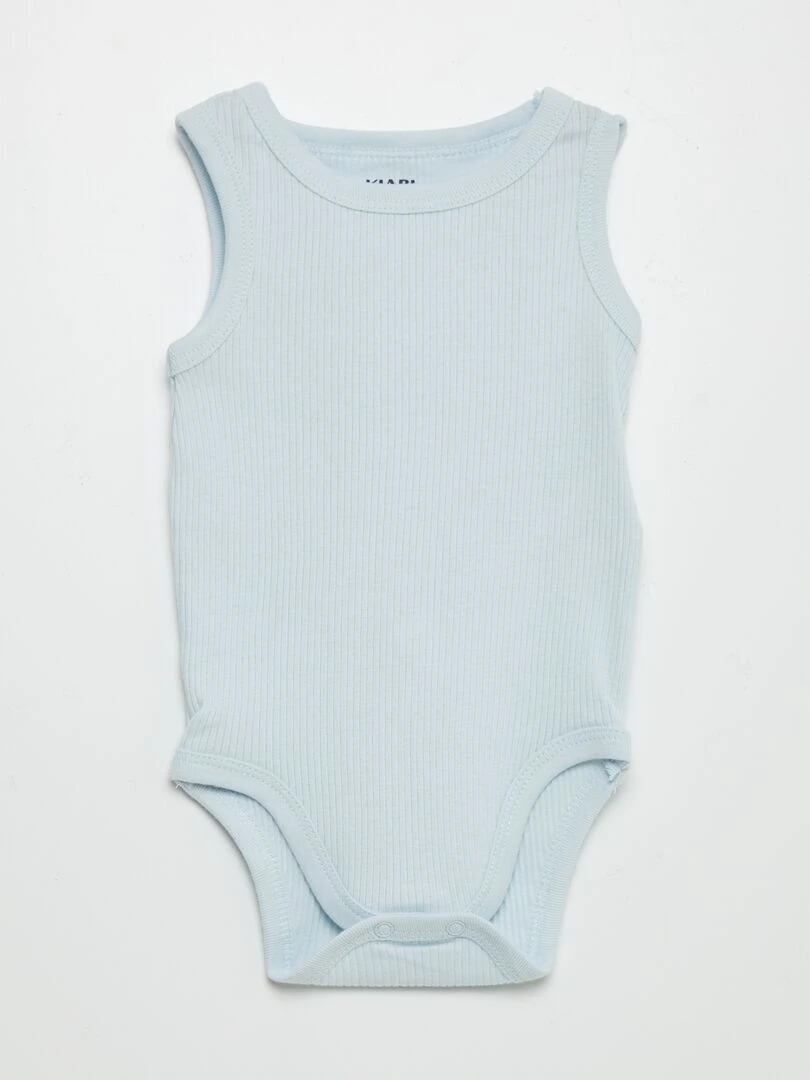 Lot de 3 bodies sans manches   Gris