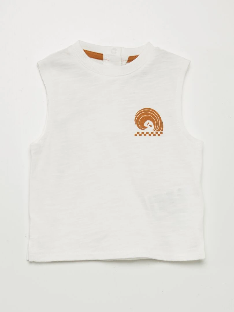 Ensemble débardeur + short   2 pièces   Camel