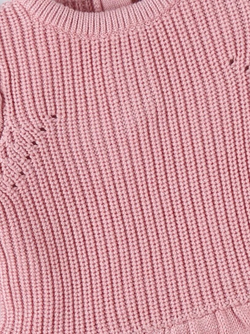 Robe tricot  foncé   Noukie's   Rose