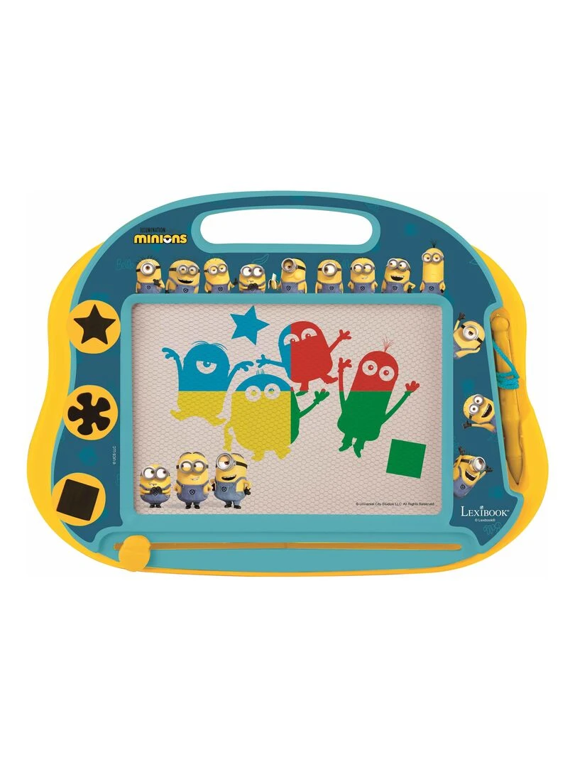 Ardoise Magique Minions Format A5 Avec Accessoires Magnétiques Pour Dessiner En Couleurs N/A