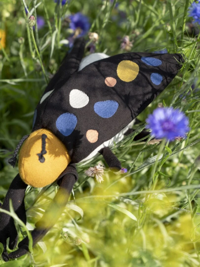 Hochet peluche Bertil le scarabée   N/A