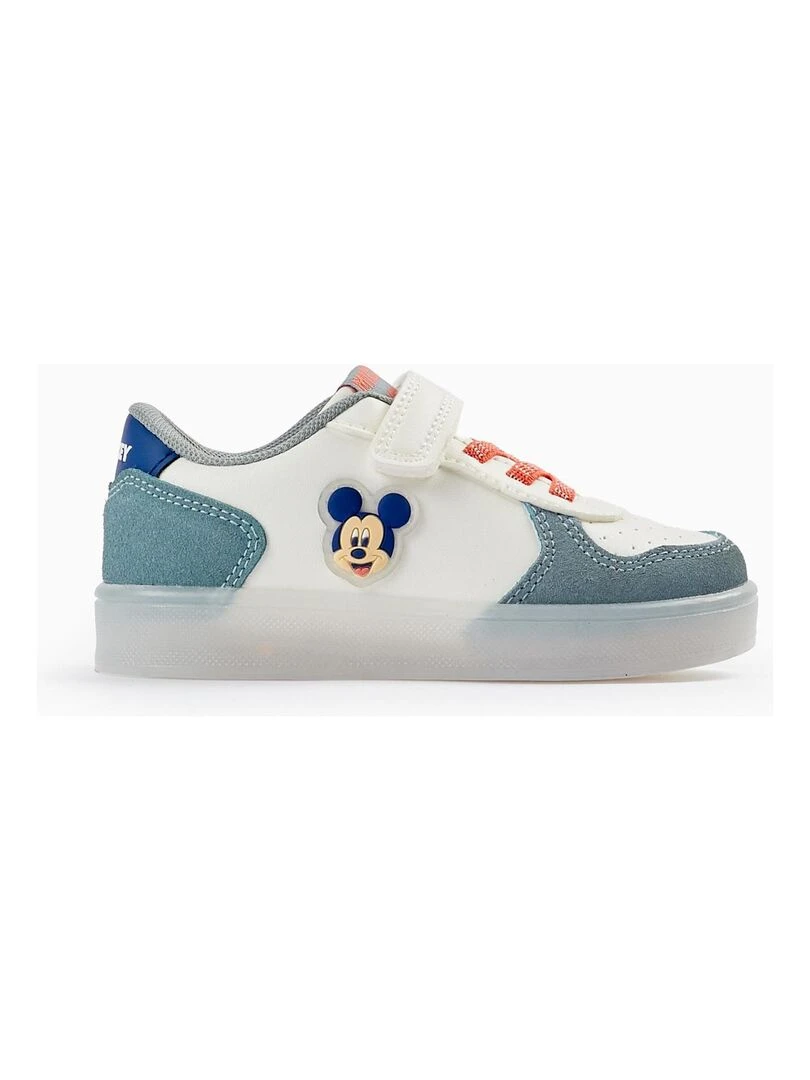 Baskets avec Lumières pour Bébé Garçon 'Mickey' MICKEY Bleu