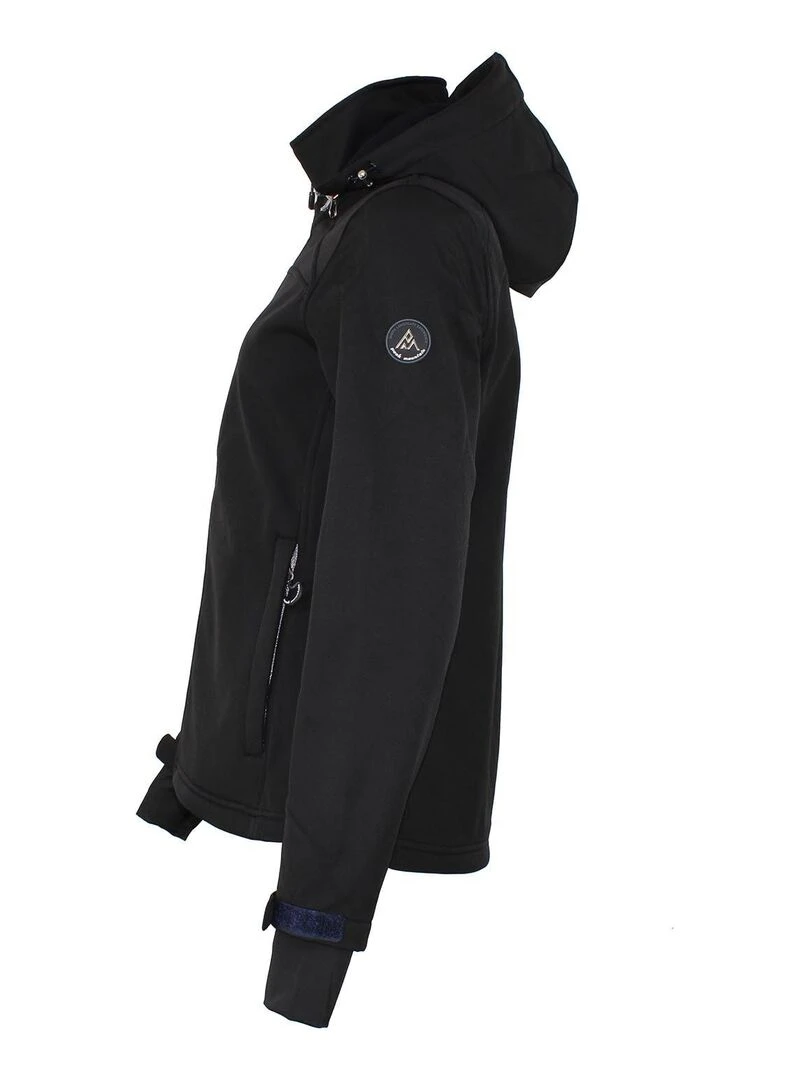 Blouson softshell femme AFORI   PEAK MOUNTAIN   Noir Noir