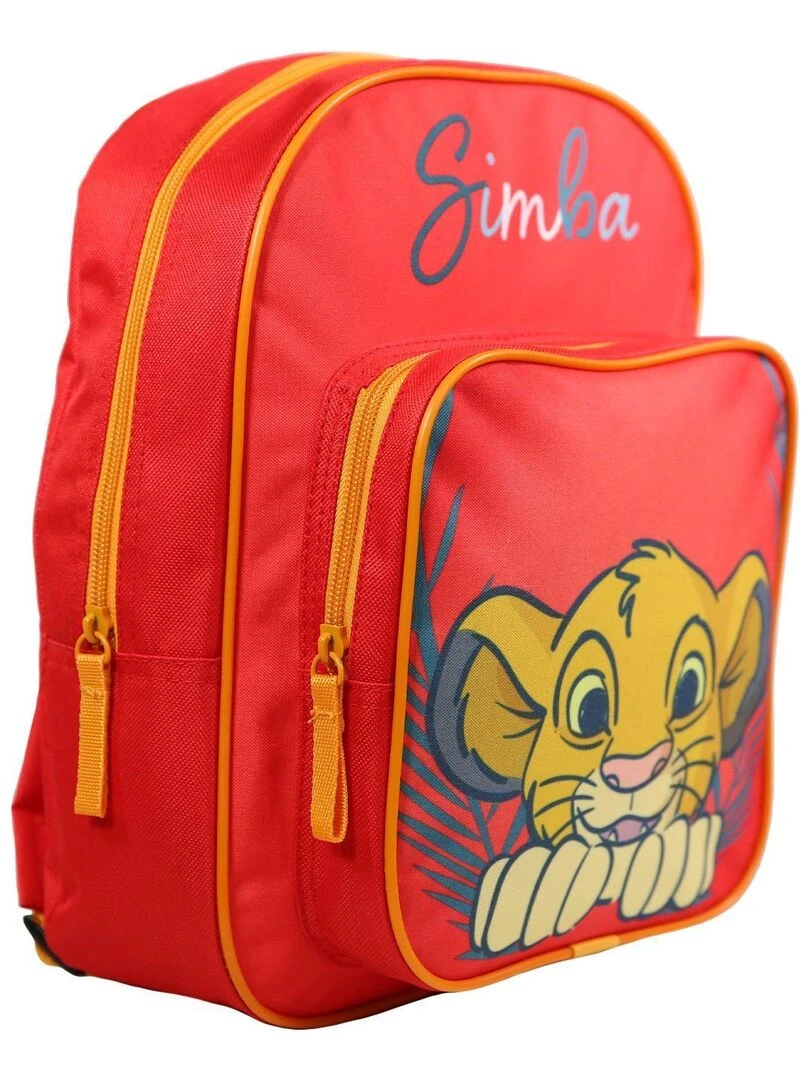 Sac à dos 31 cm avec poche Disney Le Roi Lion Simba Rouge Bagtrotter Rouge