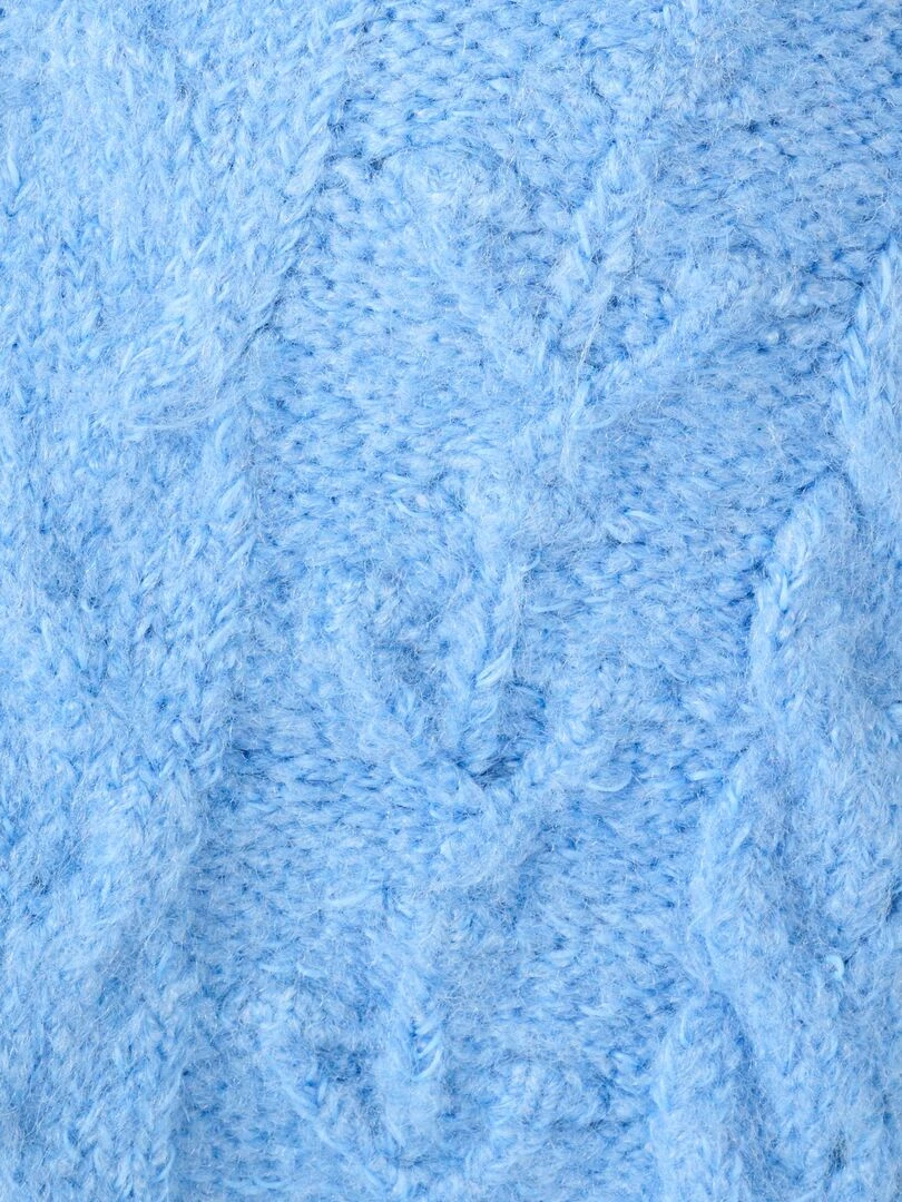 Gilet jeu de maille fantaisie Thermolactyl   Damart   Bleu